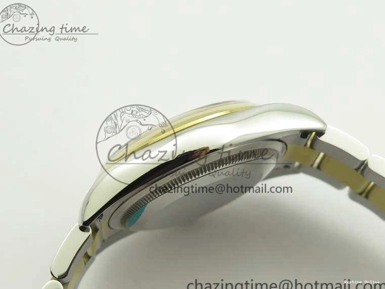 0404 Reliable Datejust 116234 36mm DJF 1:1 Best Edition Black Com Diam Dial On SS YG Oyster Bracelet SA3135 V 3487